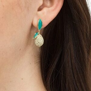 Kate Spade lemon drop picnic perfect earrings